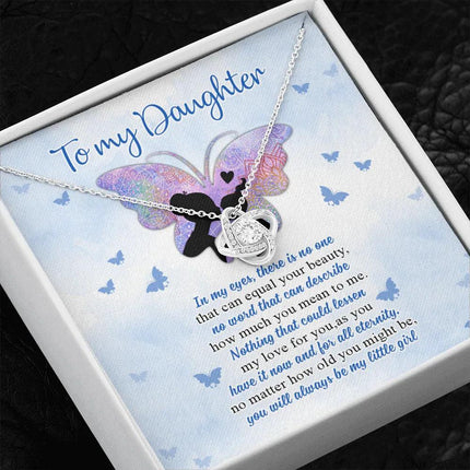 To My Daughter You Will Always Be My Little Girl - Necklace SO74 - Charming Present