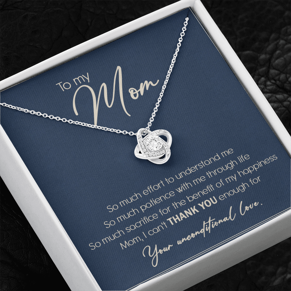 To My Mom I Can't Thank You Enough Necklace SO10T