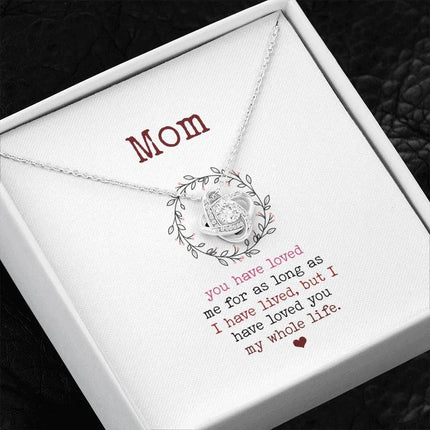 Dear Mom - Loved You My Whole Life - Necklace SO88V - Charming Present