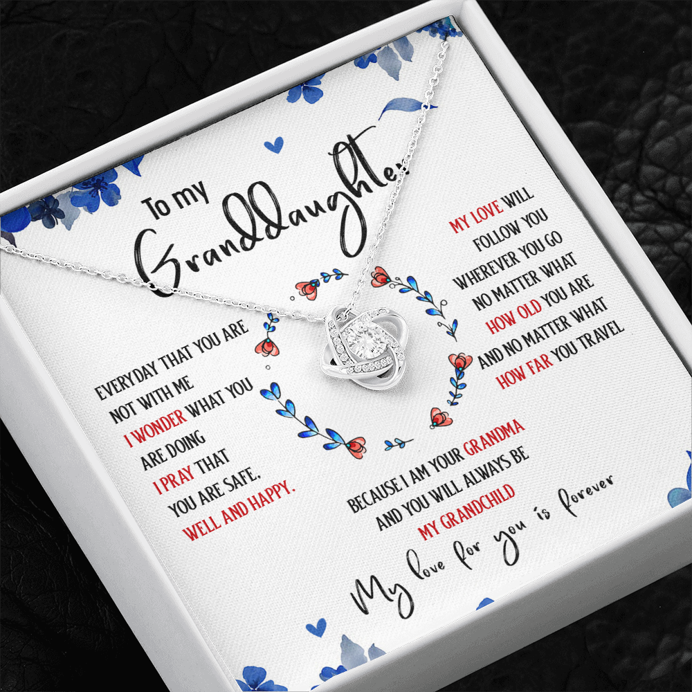 To My Granddaughter My Love For You Is Forever - Necklace SO35T