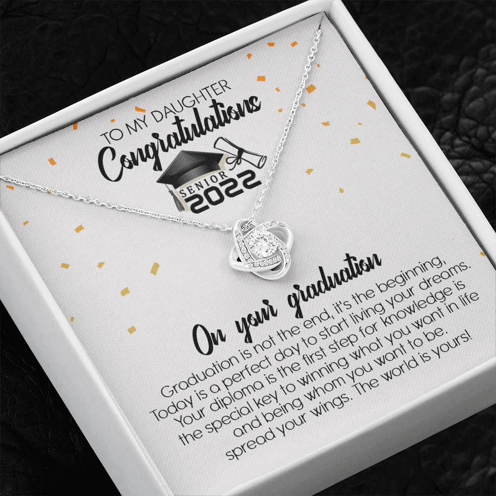 To My Daughter - Congratulation On Your Graduation - Necklace SO107T