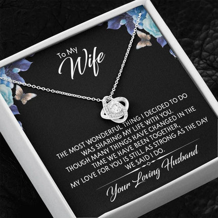 To My Wife - My Love For You - Necklace SO146T - Charming Present