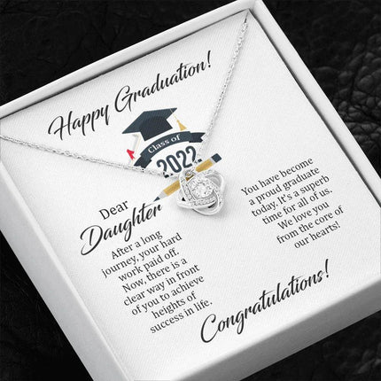 To My Daughter - Happy Graduation - Necklace SO110T - Charming Present