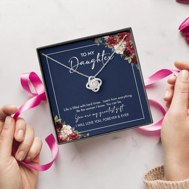 To My Daughter You Are My Greatest Gift - Necklace SO72 - Charming Present