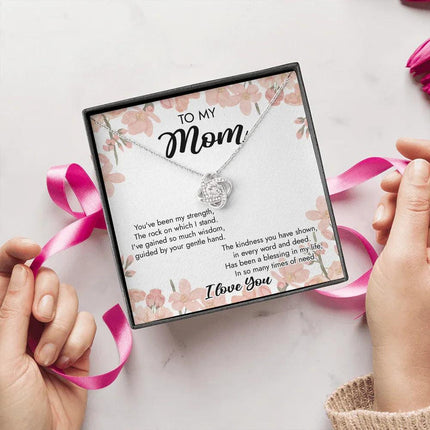 To My Mom You've Been My Strength Necklace SO40 - Charming Present