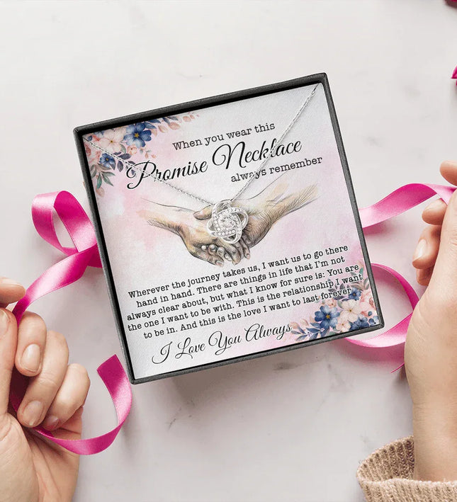 When You Wear This Promise Necklace Always Remember Necklace SO04v1 - Charming Present