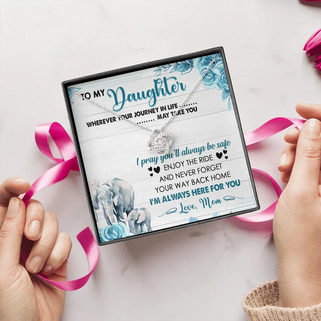 To My Daughter - Enjoy The Ride - Necklace SO02V - Charming Present