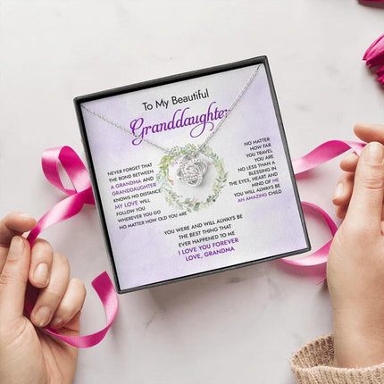 To My Granddaughter You Will Always Be An Amazing Child - Necklace SO91 - Charming Present