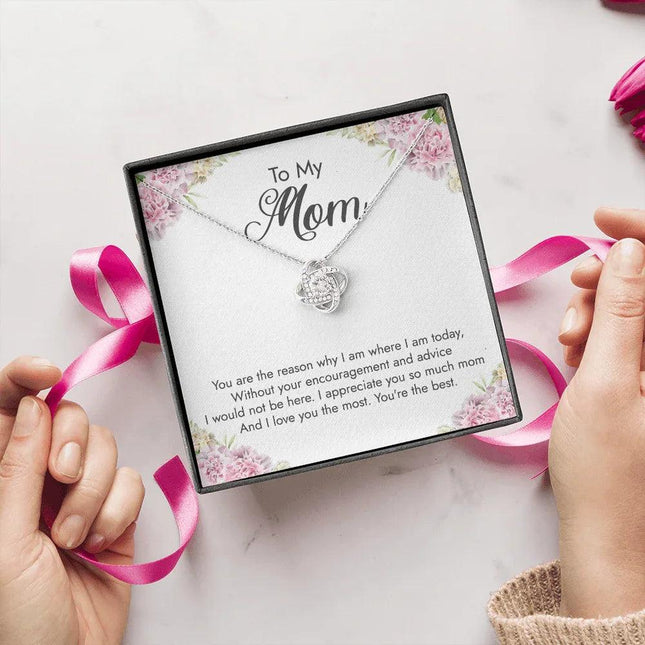 To My Mom I Love You The Most - Necklace SO82 - Charming Present