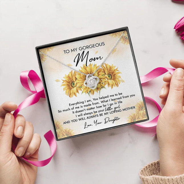 To My Mom - Always Your Little Girl - Necklace SO76 - Charming Present