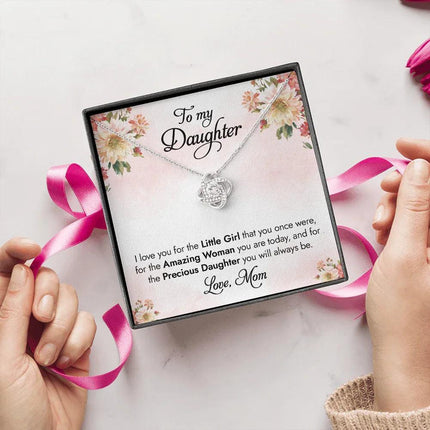 To My Daughter - I Love You For The Little Girl - Necklace SO83 - Charming Present