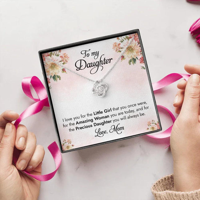 To My Daughter - I Love You For The Little Girl - Necklace SO83 - Charming Present