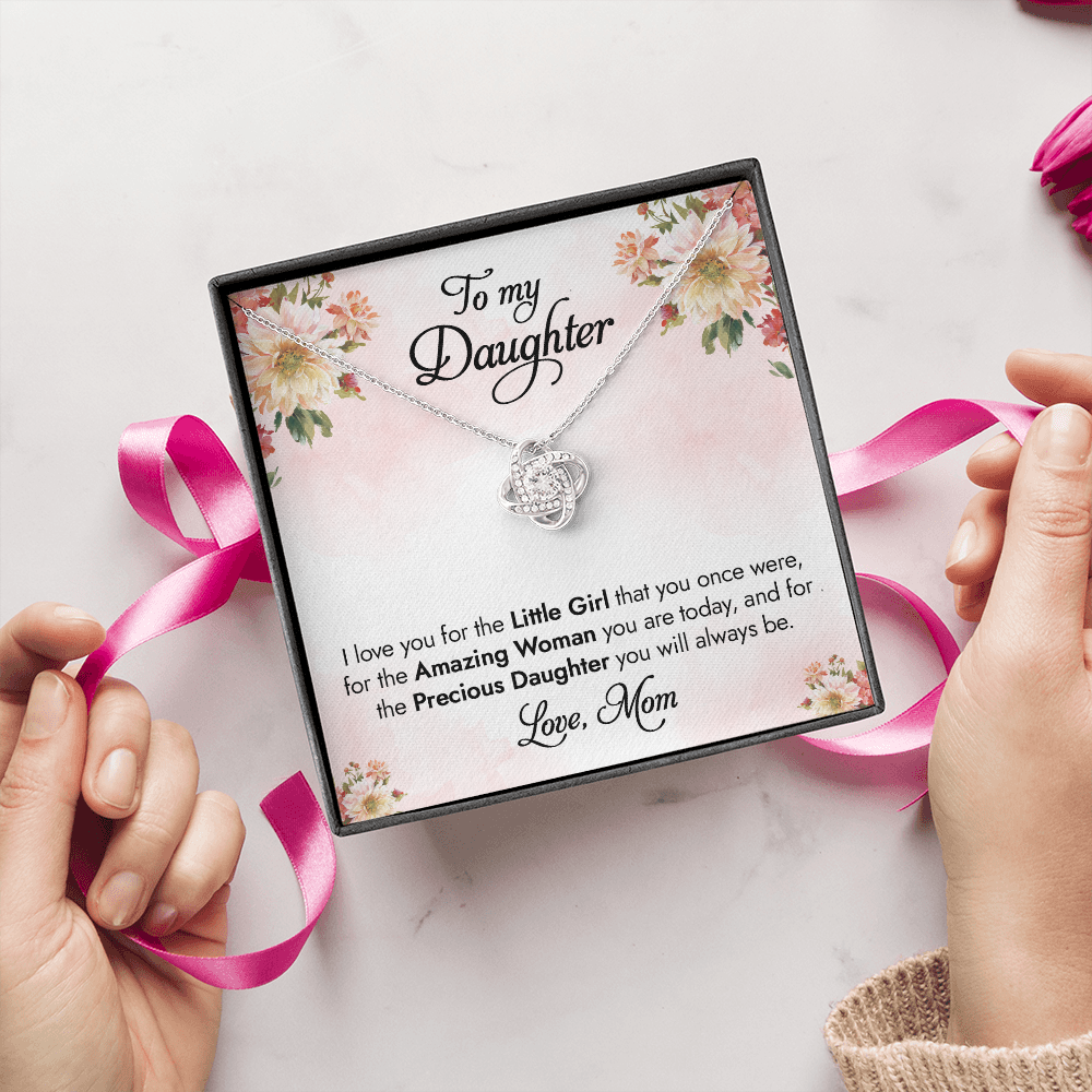 To My Daughter - I Love You For The Little Girl - Necklace SO83