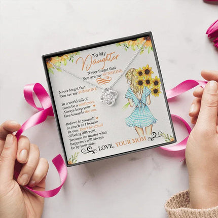 To My Daughter - You Are My Sunshine - Necklace SO137T - Charming Present