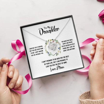 To My Daughter - Love You For The Rest Of Mine - Necklace SO141T - Charming Present