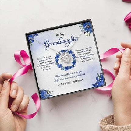 To My Granddaughter - I Am Proud Of You So Much - Necklace SO97 - Charming Present
