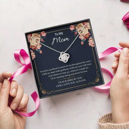 To My Mom - I Will Love You Always - Necklace SO55V - Charming Present