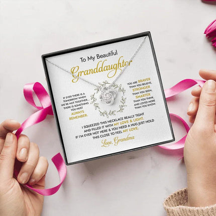 To my Beautiful Granddaughter - You Mean To Me - Necklace SO50v1 - Charming Present