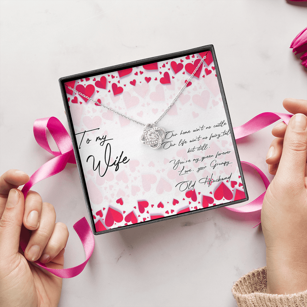 To My Wife You're My Queen Forever Necklace SO11v1