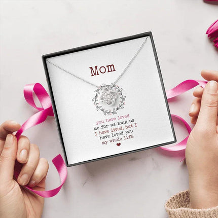 Dear Mom - Loved You My Whole Life - Necklace SO88V - Charming Present
