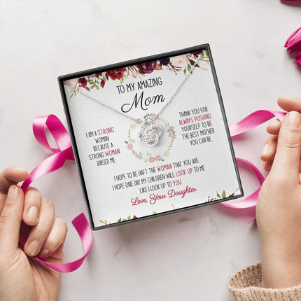 To My Amazing Mom - You're The Best Mom Ever - Necklace SO51V - Charming Present