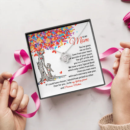 To My Mom - We Have A Very Special Bond - Necklace SO57T - Charming Present