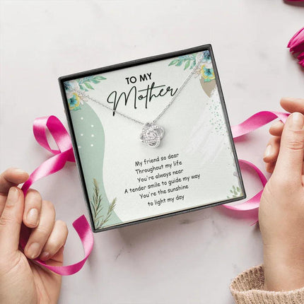 To My Mom You're The Sun Shine To Light My Day - Necklace SO20V - Charming Present