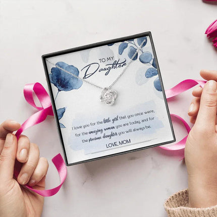 To My Daughter - I Love You For The Little Girl - Necklace SO01T - Charming Present
