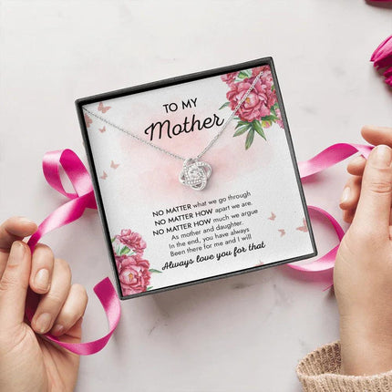 To My Mom I Will Always Love You - Necklace SO79 - Charming Present