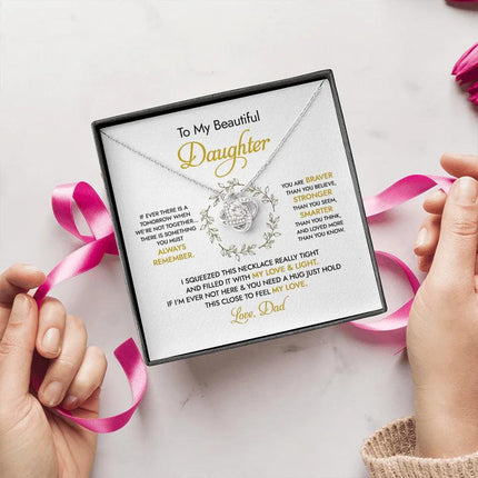 To my Beautiful Daughter - You Mean To Me - Necklace SO50v2 - Charming Present