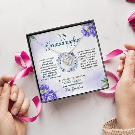 To My Granddaughter You Were And Will Always Be The Best Thing - Necklace SO92 - Charming Present