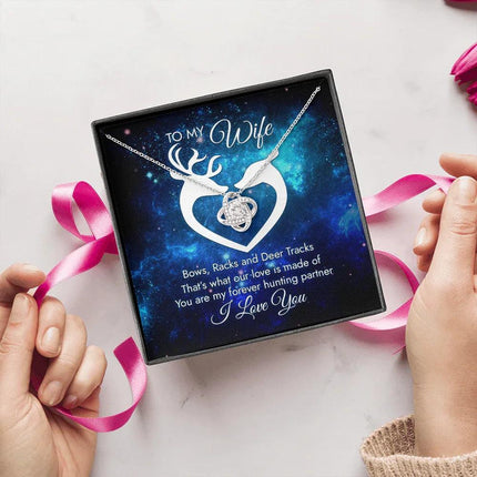 To My Wife You Are My Forever Hunting Partner - Necklace SO16v1 - Charming Present