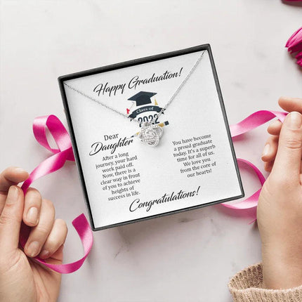 To My Daughter - Happy Graduation - Necklace SO110T - Charming Present