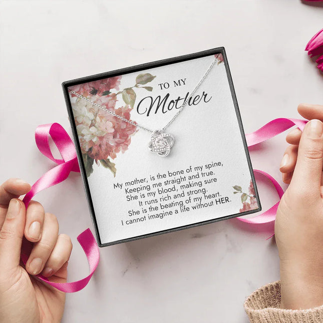 To My Mother I Cannot Imagine A Life Without YOU Necklace SO80 - Charming Present