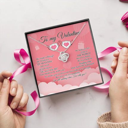 To My Valentine I'm Still Smiling When I'm With You Necklace SO12v1 - Charming Present