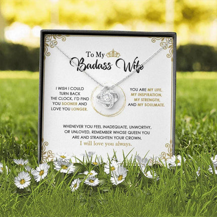 To My Badass Wife - You Are My Life - Necklace SO145V - Charming Present