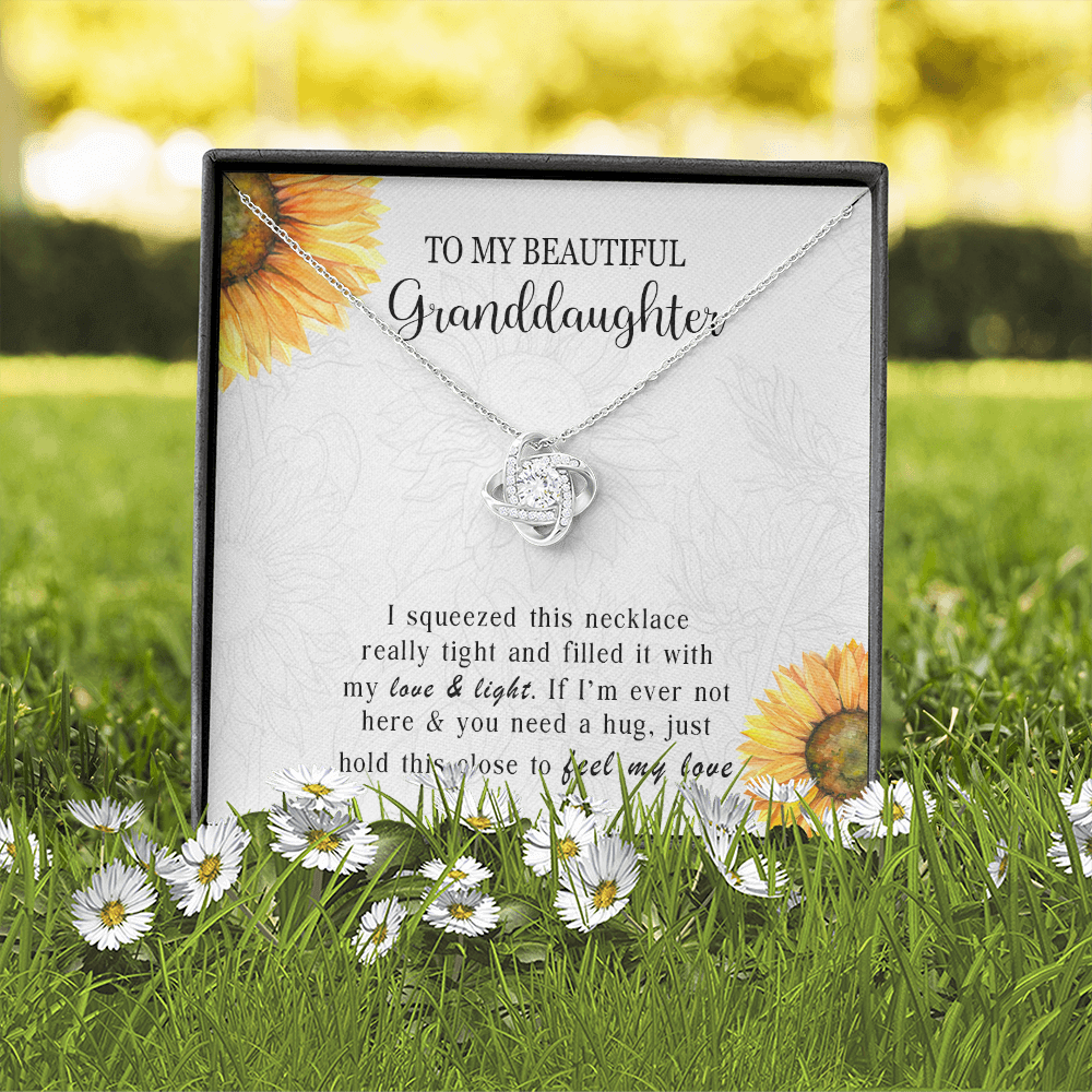 To My Granddaughter - Feel My Love - Necklace DR10