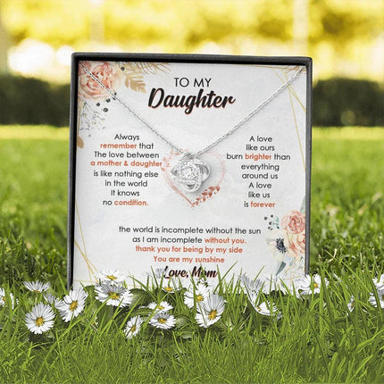 To My Daughter I Am Incomplete Without You - Necklace SO44V - Charming Present