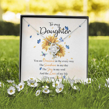 To My Daughter You're The Love Of My Life Necklace SO70 - Charming Present