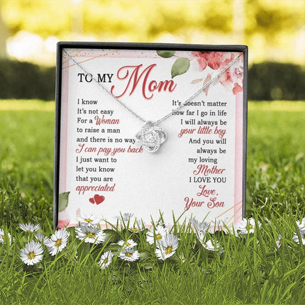 To My Mom - Always Be Your Little Boy - Necklace SO06V - Charming Present