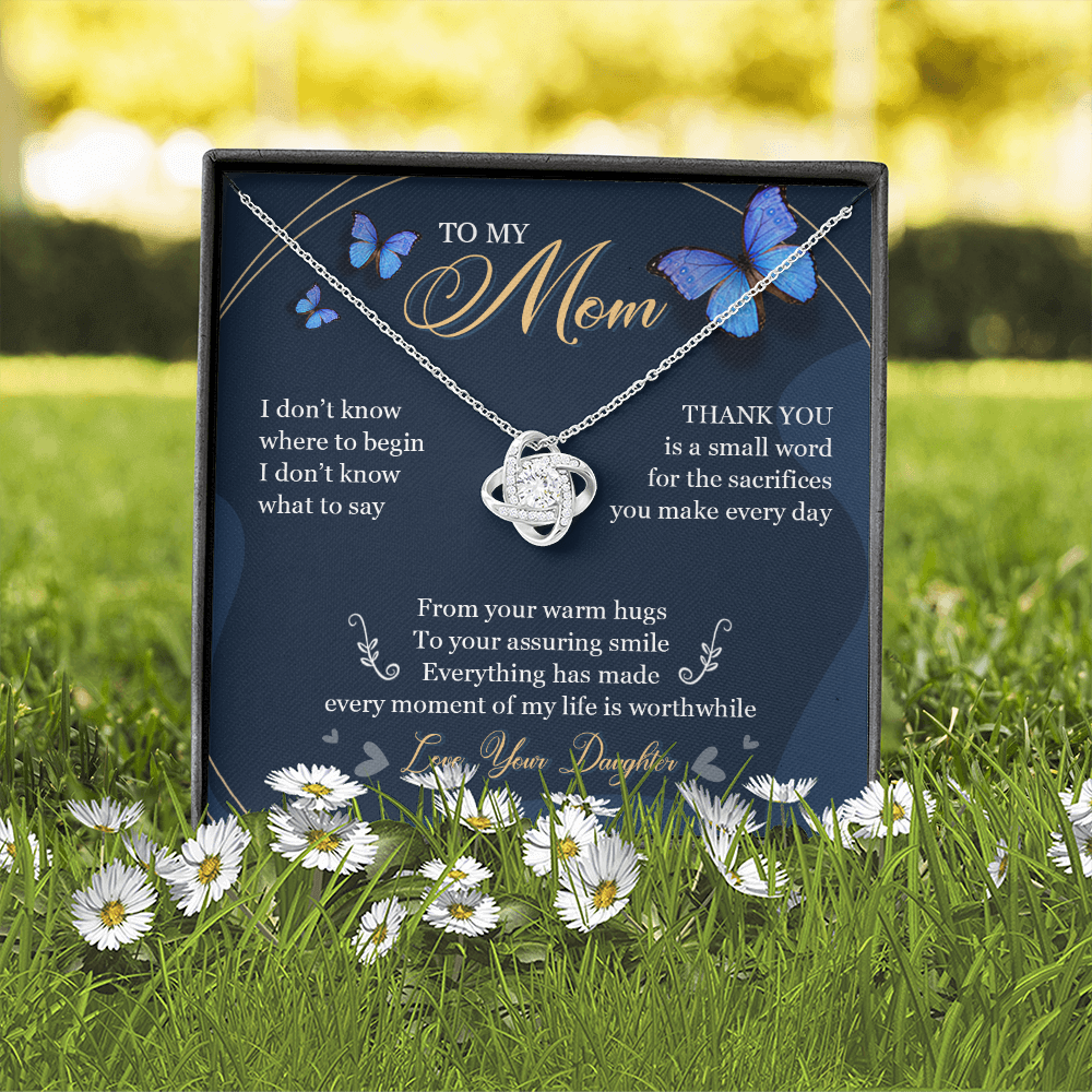 To My Mom - Thank You For All Your Sacrifices - Necklace SO07T