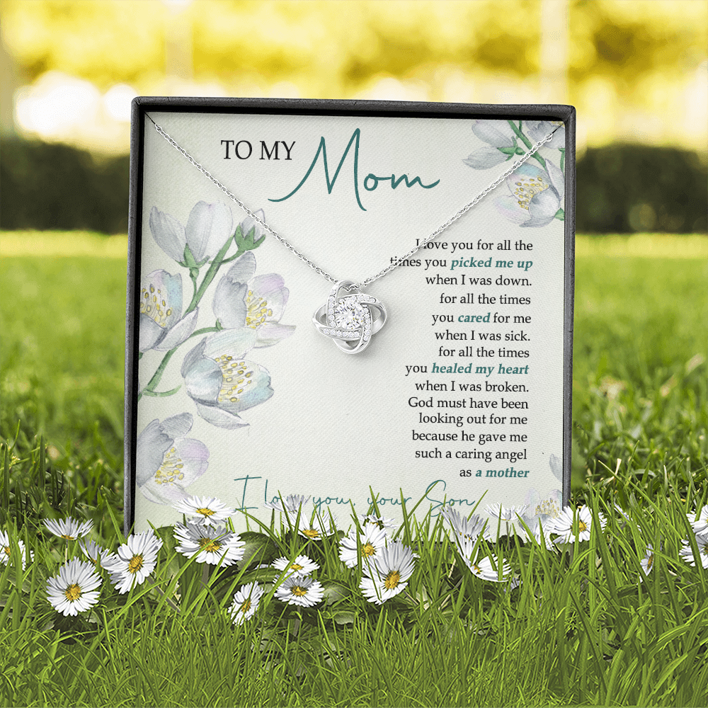 To My Mom - You're My Caring Angel - Necklace SO53V