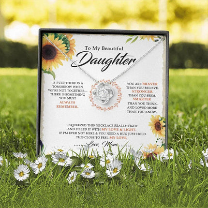 To My Beautiful Daughter - You Are Braver Than You Believe - Necklace SO18V - Charming Present