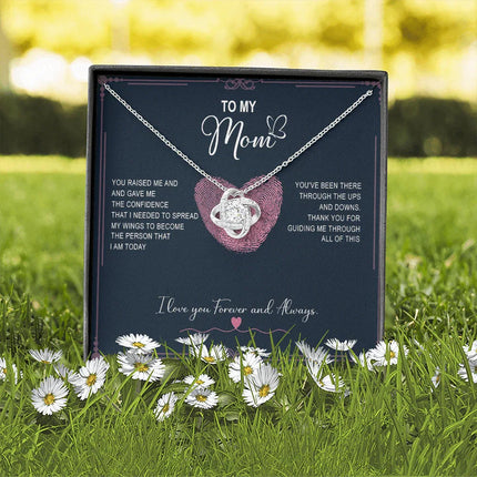 To My Mom - Thank You For Guiding Me Through All Of This - Necklace SO124V - Charming Present