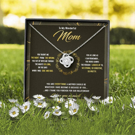 To The Best Mom - The Person I Looked Up To - Necklace SO41T - Charming Present