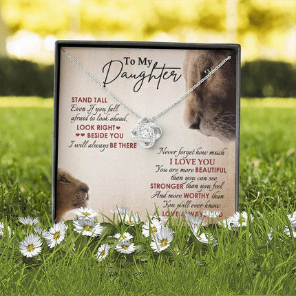 To My Daughter - Never Forget How Much I Love You - Necklace SO78V - Charming Present