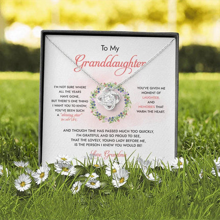 To My Granddaughter You've Been Such A Shining Star - Necklace SO93 - Charming Present