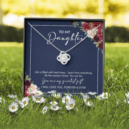 To My Daughter You Are My Greatest Gift - Necklace SO72 - Charming Present