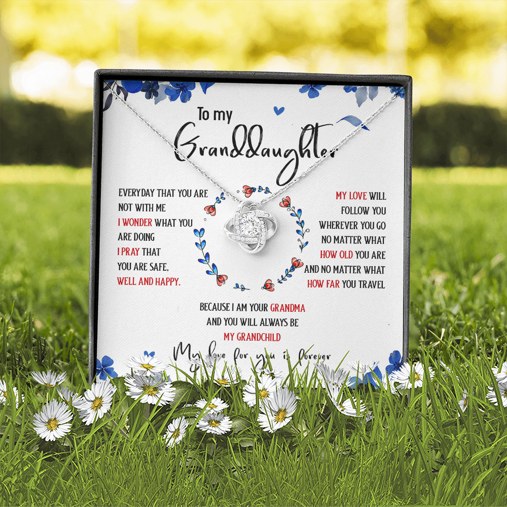 To My Granddaughter My Love For You Is Forever - Necklace SO35T