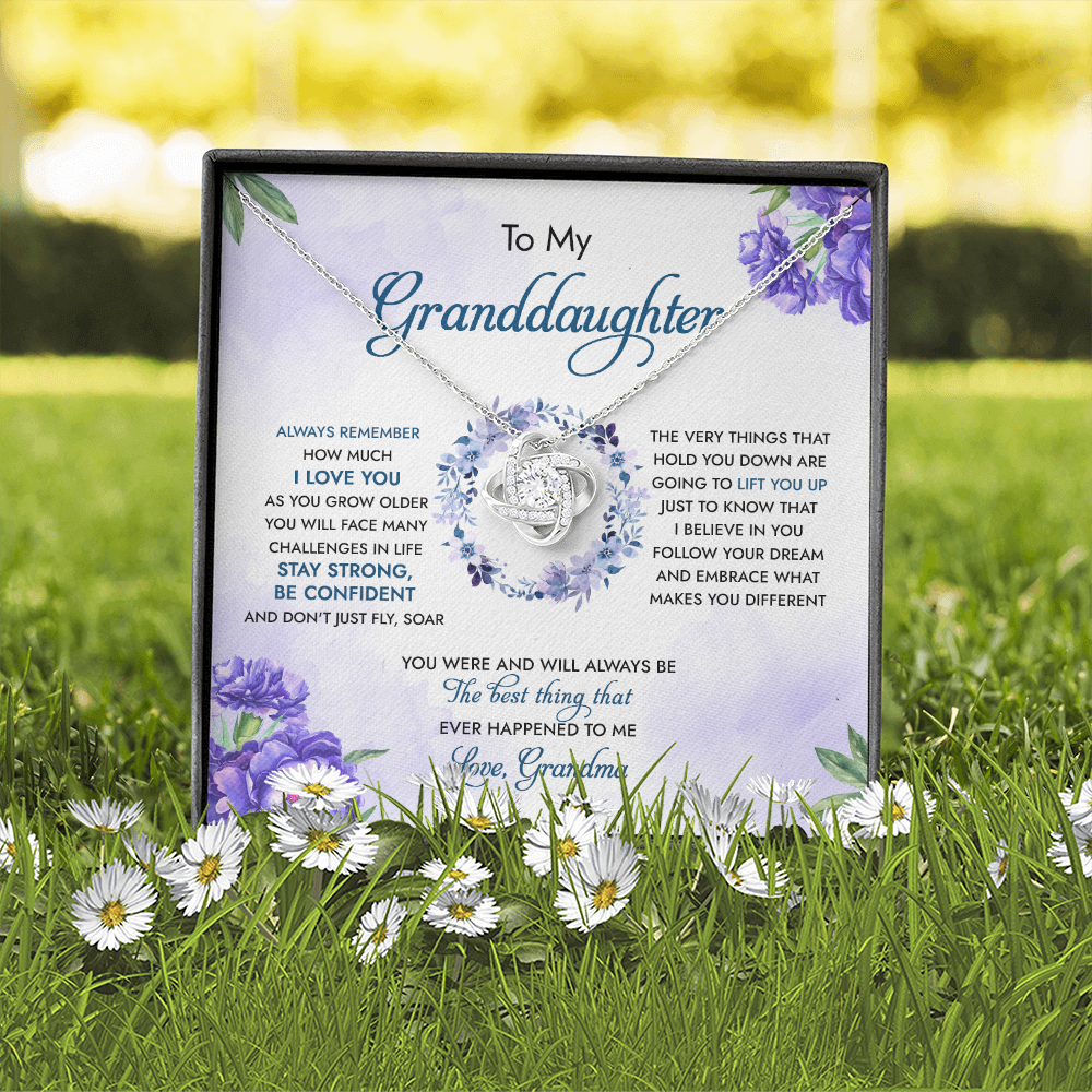 To My Granddaughter You Were And Will Always Be The Best Thing - Necklace SO92